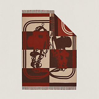 Brides de Gala blanket - Brown | Hermès USA